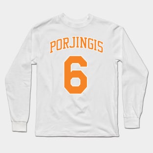 Kristaps Porzingis Boston Celtics Long Sleeve T-Shirt